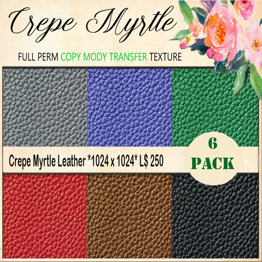 Crepe Myrtle Leather 1
