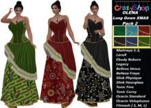 Crazy Olena Long Gown XMAS Pack 2