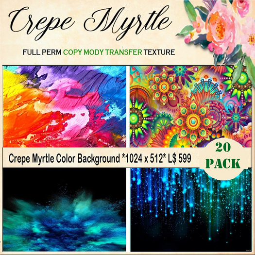 Crepe Myrtle Color Background Fullpcack 3
