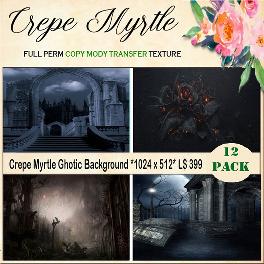 Crepe Myrtle Gothic Background Fullpcack 3