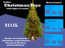 Christmas tree with lights