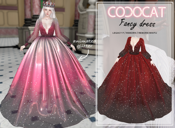 .cococat. Fancy dress - Ruby