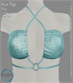 Duet Ava Top Sky Glitter
