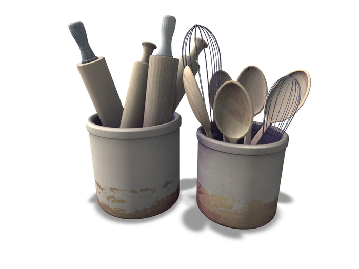 Second Spaces - Kitchen Collection - utensil crocks