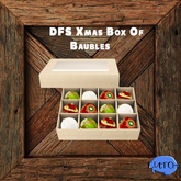 DFS Xmas Box Of Baubles  x10  (BULK)