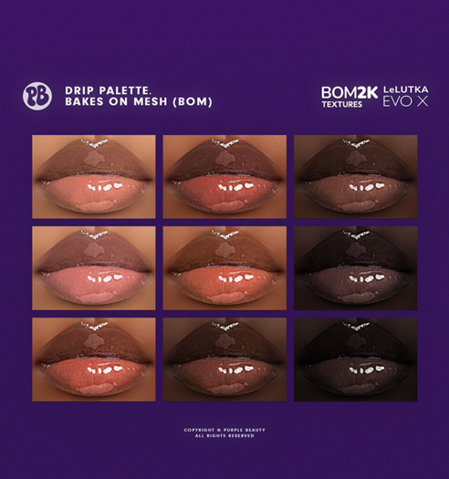 PURPLE X LeL EvoX X BOM - Drip Palette.
