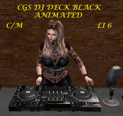 CGS DJ DECK BLACK LI6 #3 LRG AVA 