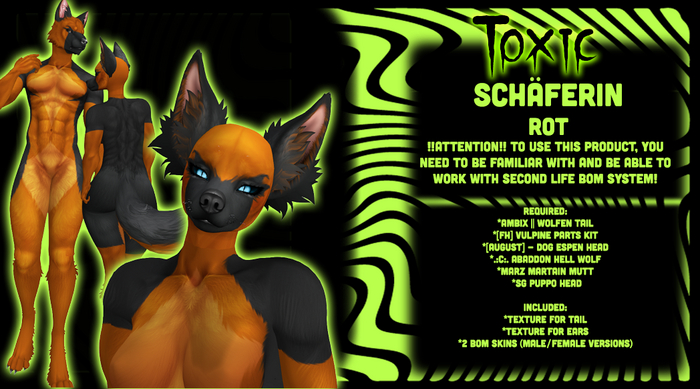 ~...Toxic..~ Schaferin "Rot" 