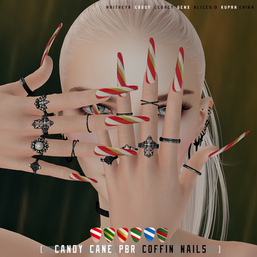 SHACKLED - Candy Cane PBR [Coffin Nails]