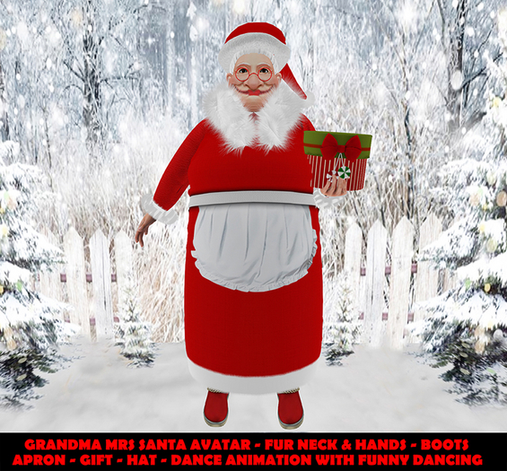 [NF] - GRANDMA MRS SANTA - GRANDMA AVATAR