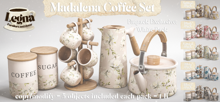 - Legna - Madalena Coffee Set (Fatpack)