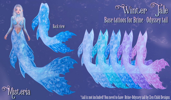 Misteria - Winter Tale base for Odyssey tail - FATPACK