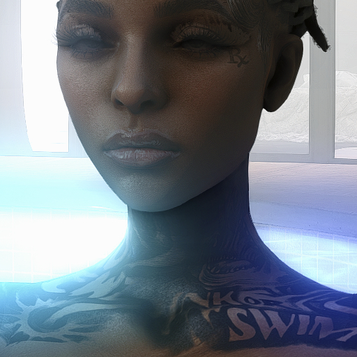 FR ~ Shark Neck Tattoo