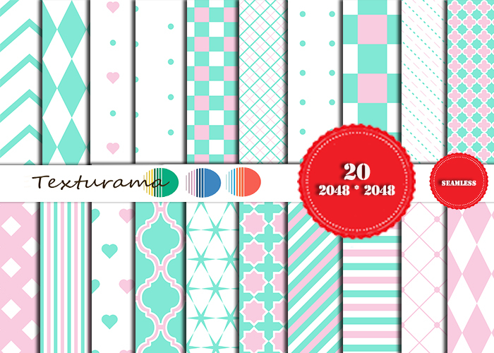TEXTURE BABY MINT PINK 2 (add)