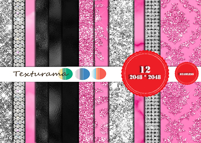 TEXTURE GLAM SILVER AND PINK (add)
