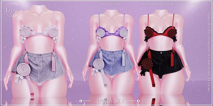 Elune. Dora Top - pack 7