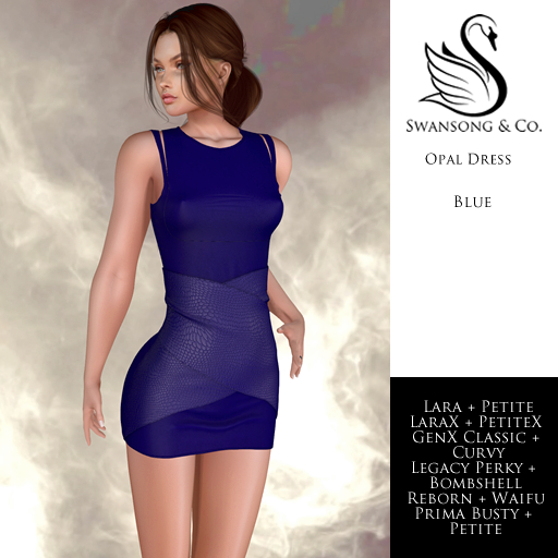 [S&C] Opal Dress - Blue  