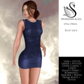 [S&C] Opal Dress - Lace Blue 
