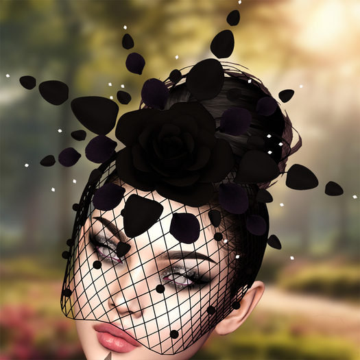 SKBW Rosa Hat - Black