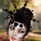 SKBW Rosa Hat - Black
