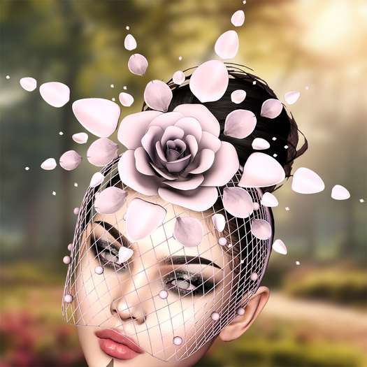 SKBW Rosa Hat - White