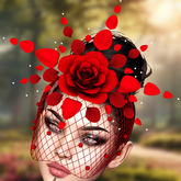 SKBW Rosa Hat - Red