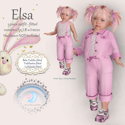 OUD Elsa Pink TDB, BBT, LLB