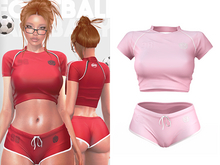 Dear V. "Football Baby" - Baby Pink