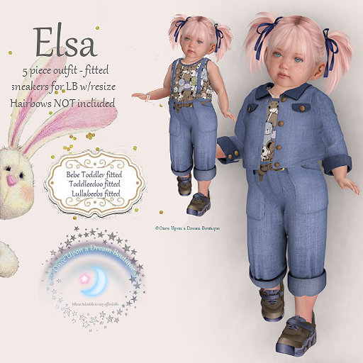 OUD Elsa Blue TDB, BBT, LLB