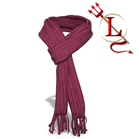 Berry Knit Scarf Shawl