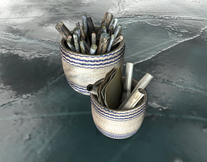 ionic : Firewood Logs baskets