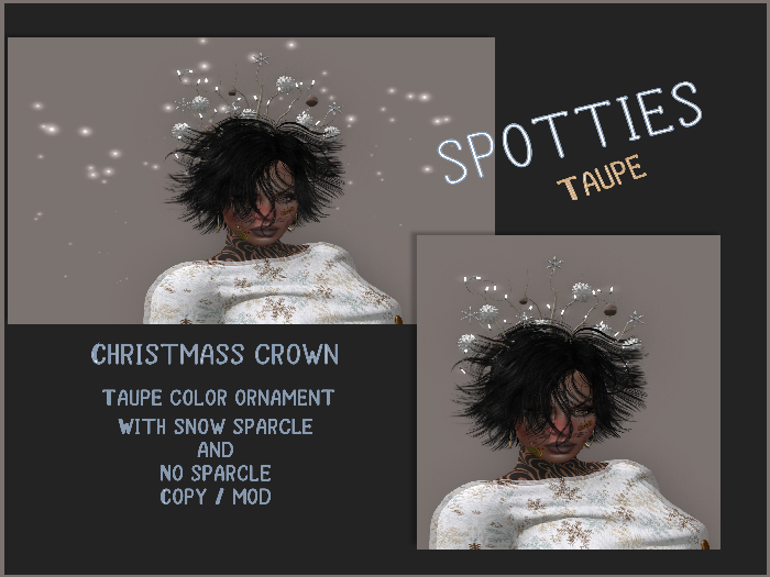 Headband XMASS - TAUPE 