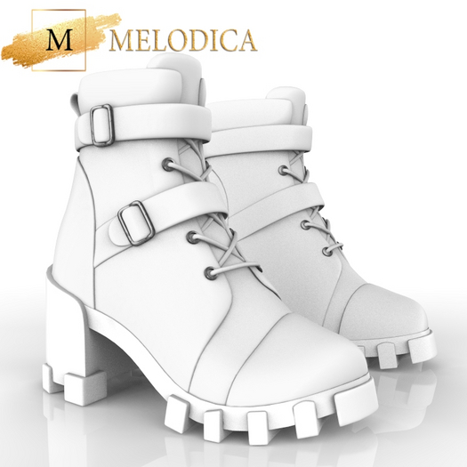 White Ankle Boots