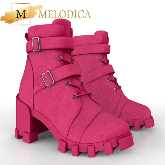 Pink Ankle Boots