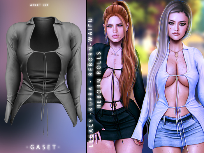 GASET - GREY ARLET TOP