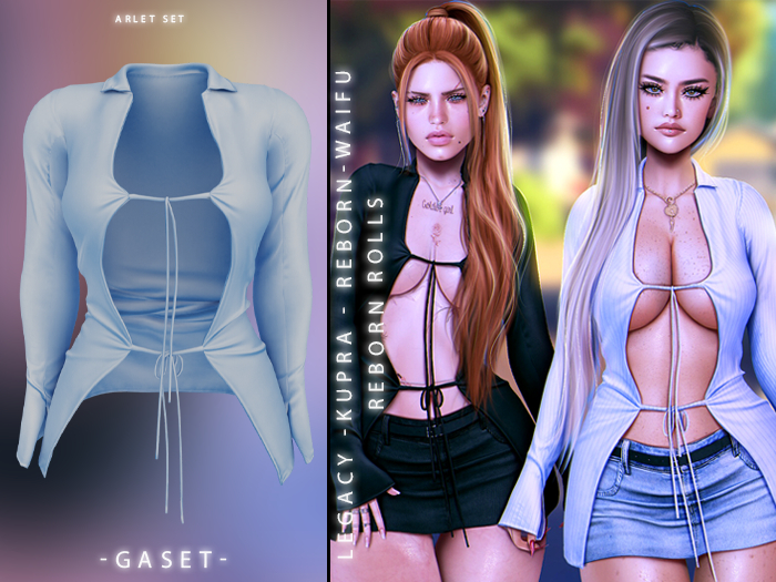 GASET - SKY ARLET TOP