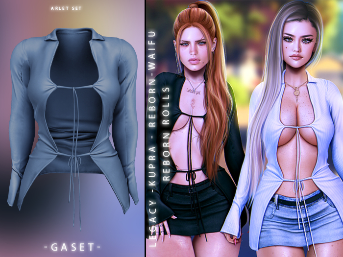 GASET - BLUE ARLET TOP
