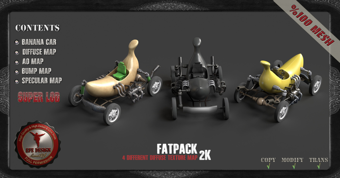 (Efe Design) Banana Car Fatpack Fullperm 
