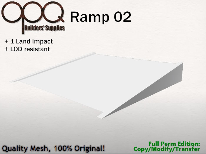 Full Perm 1 LI Mesh Ramp - OPQ Ramp 02