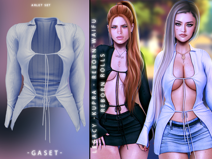 GASET - PRINT V4 ARLET TOP