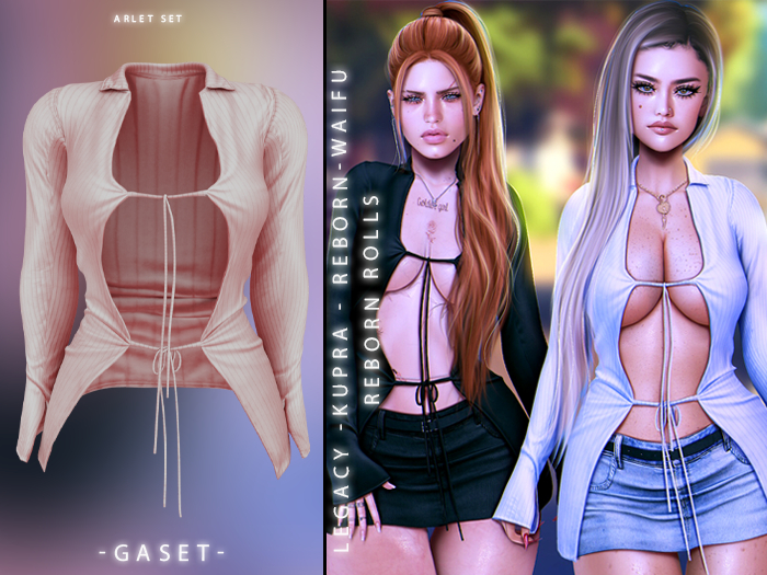 GASET - PRINT V5 ARLET TOP