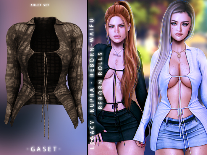 GASET - PRINT V12 ARLET TOP