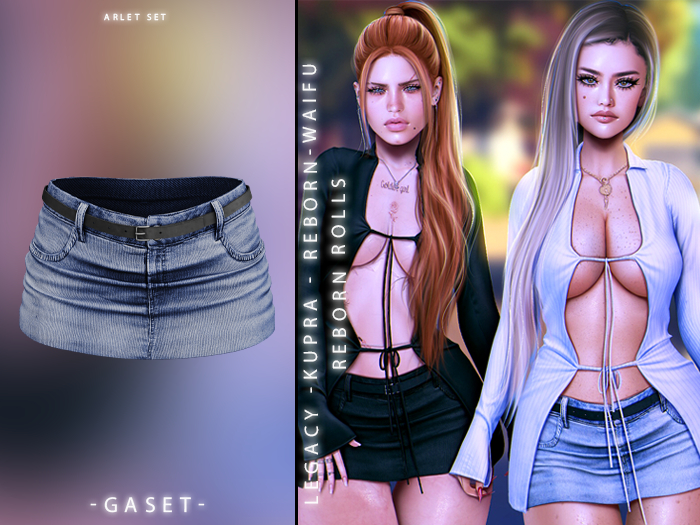 GASET - DENIM V13 ARLET SKIRT