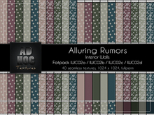 AD HOC - ALLURING RUMORS - Interior Walls - Fatpack IWC02a-IWC02d - (soft plaster, stucco trim, flowers)