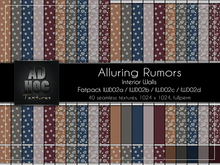 AD HOC - ALLURING RUMORS - Interior Walls - Fatpack IWD02a-IWD02d - (soft plaster, stucco trim, flowers)