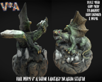 FULL PERM V*A SCENE FANTASY DRAGON STATUE