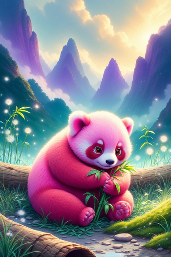 Panda Fantasy-Poster
