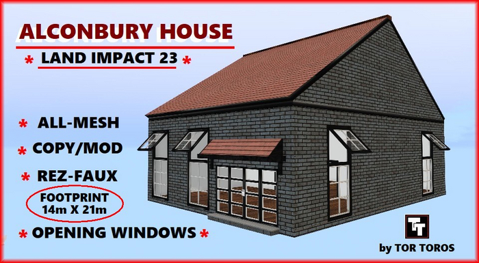 ALCONBURY HOUSE (Boxed LOW PRIM HOUSE