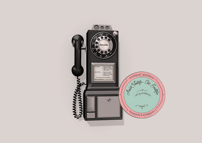 floorplan. payphone / black