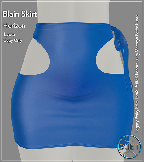 Duet Blain Skirt Horizon Lycra 